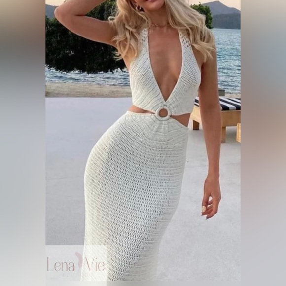 Lena Vie Knitted Maxi Dress - Picture 8 of 14